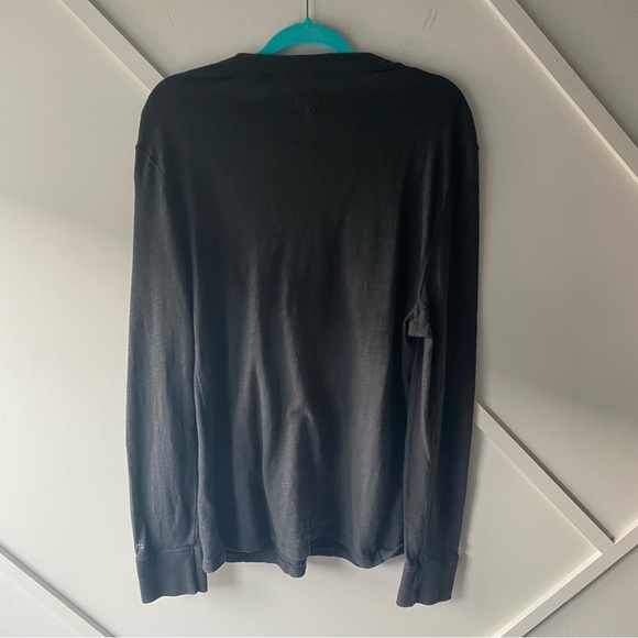 Rag and Bone Classic Men Slim Fit Henley Shirt - L - Picture 4 of 12